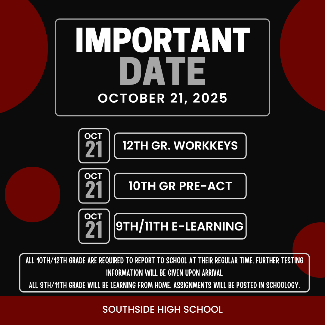 Pre-ACT and Workkeys Assessment - Oct. 21st